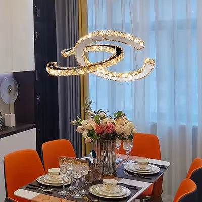 LED полилей с дистанционно управление Призма Anttea, 40W, 2 кръга, студена/гореща/неутрална светлина, нестабилна, сребърна, регулируема височина