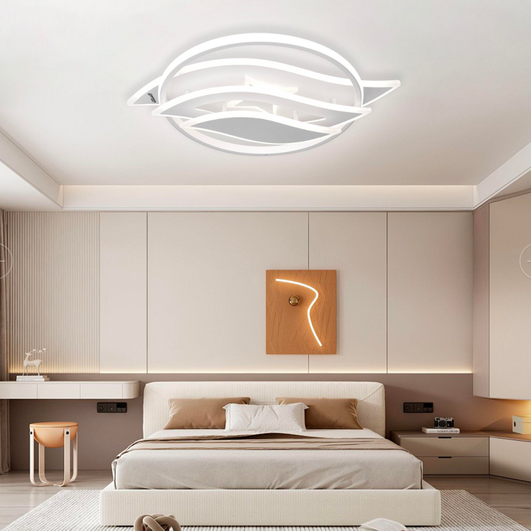 Lulus LED RGB с дистанционно управление Jarria Dimable, Acril, RGB, бяло