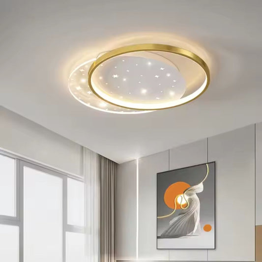 Водеща похот на Lunaro Lucenta Remote Control, 110W, 2 кръга, студена/гореща/неутрална светлина, нестабилна, златиста