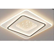 LED полилей със 125W спално дистанционно управление, квадрат, студ/гореща/неутрална светлина, нестабилна, черна