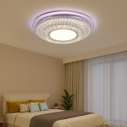 LED полилей с дистанционно управление Miralux RGB, 70W, синя/студена/топла светлина, бяла, бяла