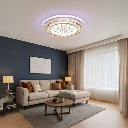 LED полилей с дистанционно управление Miralux, 96W, студена/гореща/RGB светлина, нестабилна, черна