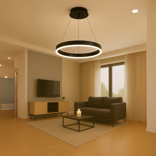 LED LED CASIANA с дистанционно управление, 50 W, черно, измиване