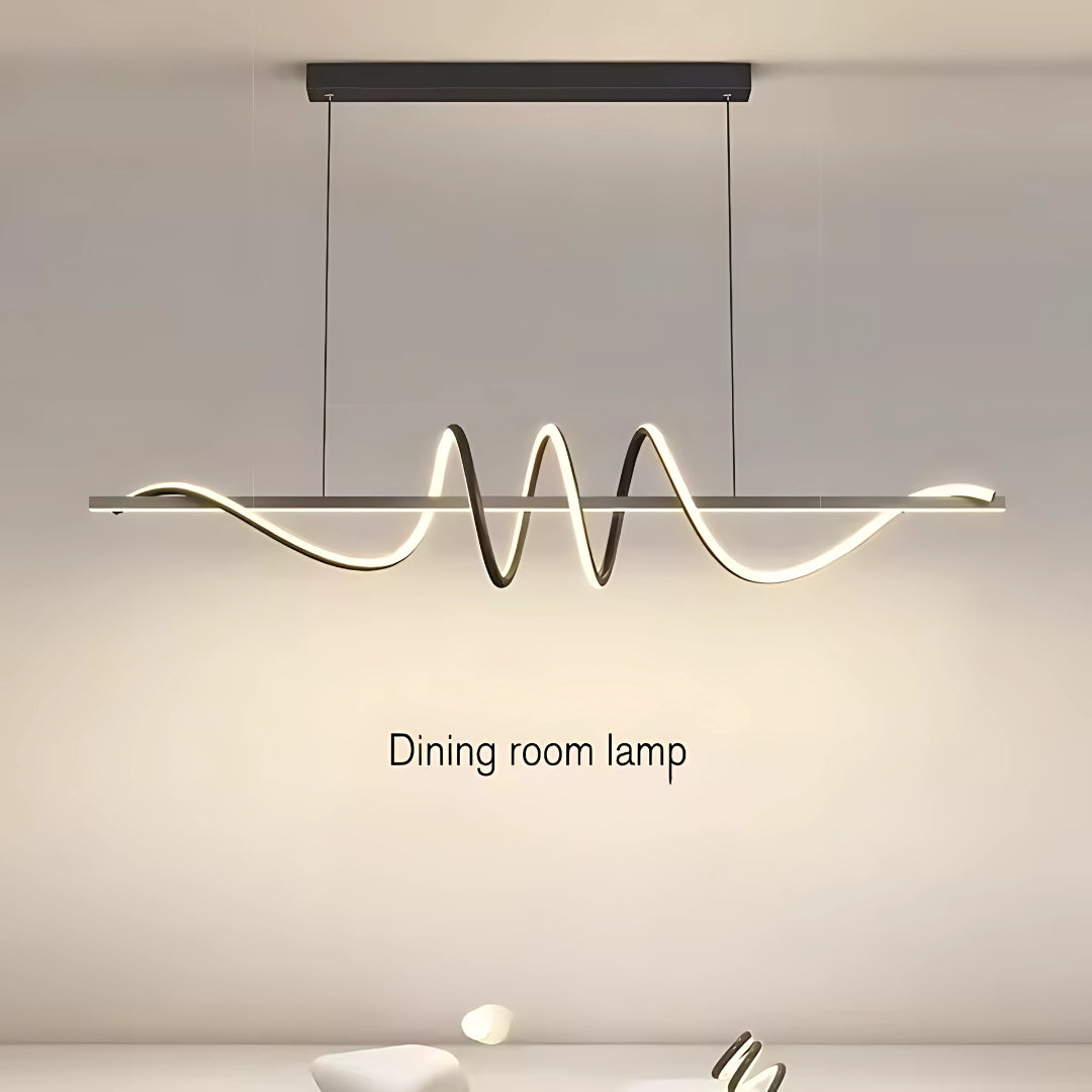 LED похот с дистанционно управление на лентата, 66W, студена/гореща/неутрална светлина, нестабилна, черна, регулируема височина