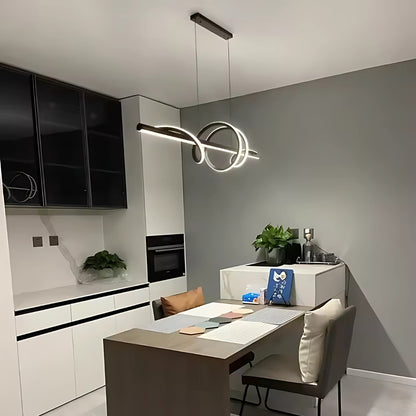 LED похот с дистанционно управление на лентата, 66W, студена/гореща/неутрална светлина, нестабилна, черна, регулируема височина