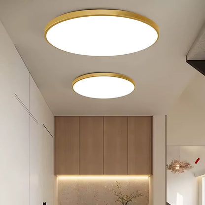 LED SOLIS 37cm 32W тавани неутрално злато