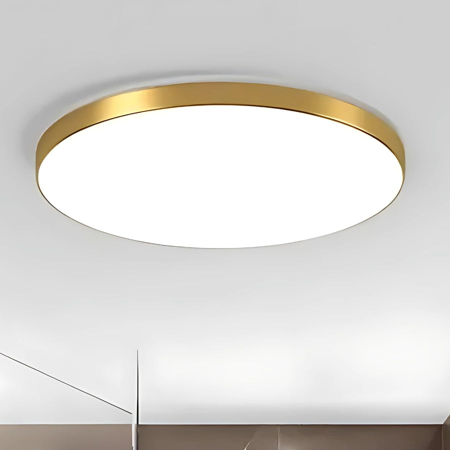 LED SOLIS 37cm 32W тавани неутрално злато
