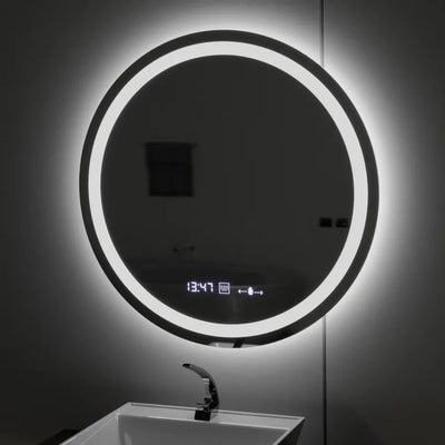 Огледален кръгъл светодиод 80см Celeste Motionglow Marcello Dimable Clock System