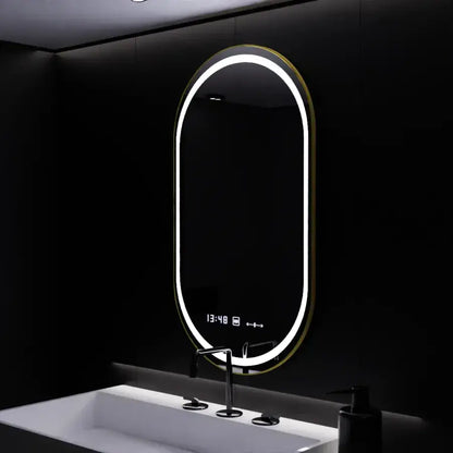 OGLINDA LED OVALA 50X80CM ROVEN SENZOR MOTION
