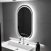 Овално светодиодно огледало, 60x80см, Eminence Motionglow Marcello, заместник -система, часовник и термометър, подразбиращ се