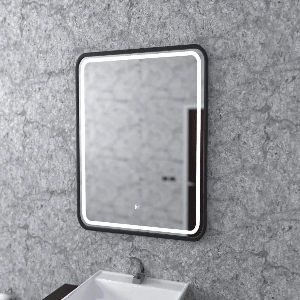 Огледално светодиодно правоъгълно 60x80cm Ombe Basic Touch