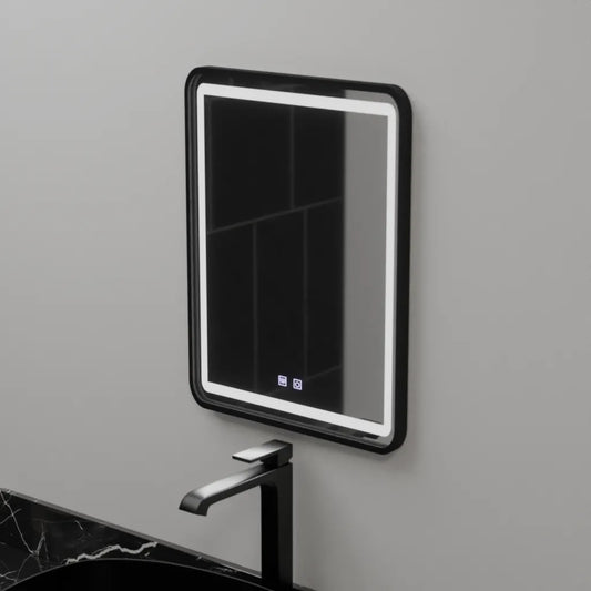 Огледално светодиодно правоъгълни 45x60cm Taglio Touch System Занема