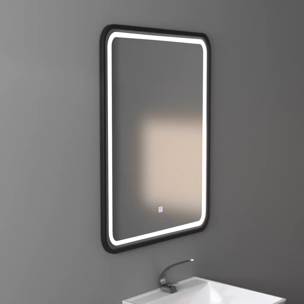 Огледално светодиодно правоъгълно 60x80cm Ombe Basic Touch
