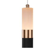 LED Адам, 14W, акрил и метал, черен със злато/гореща/неутрална светлина