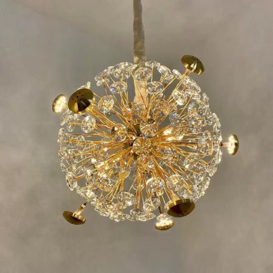 Crystal Arthur 99W златен LED висулка Модерен свещник Заглавие по подразбиране Alessandro Design