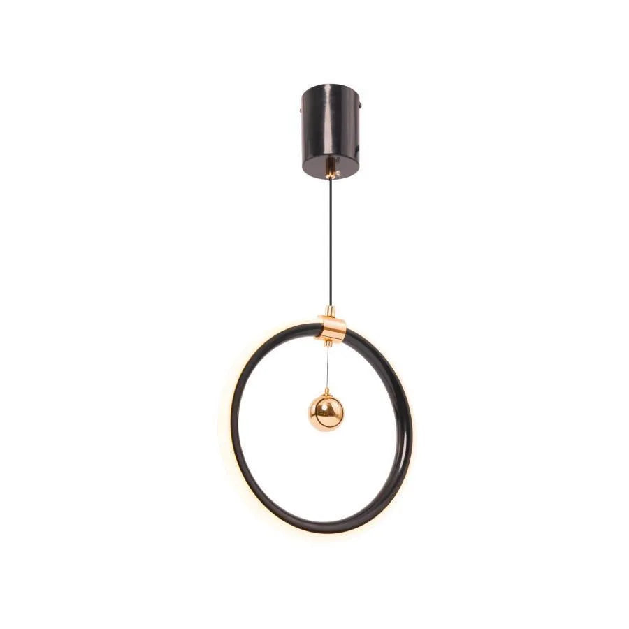 LED HAL, 24W, 2.4GHz, Dimable, Metal, Black and Golden