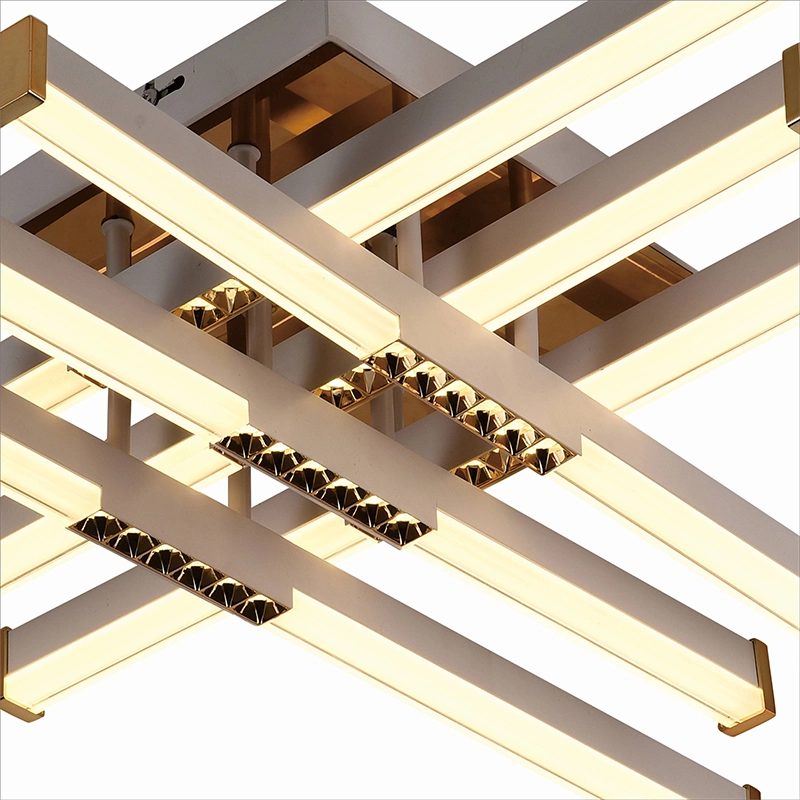 LED полилей с дистанционно управление LT178/6WH, 84W, 6 елемента, студена/топла/неутрална светлина, димируем, бял