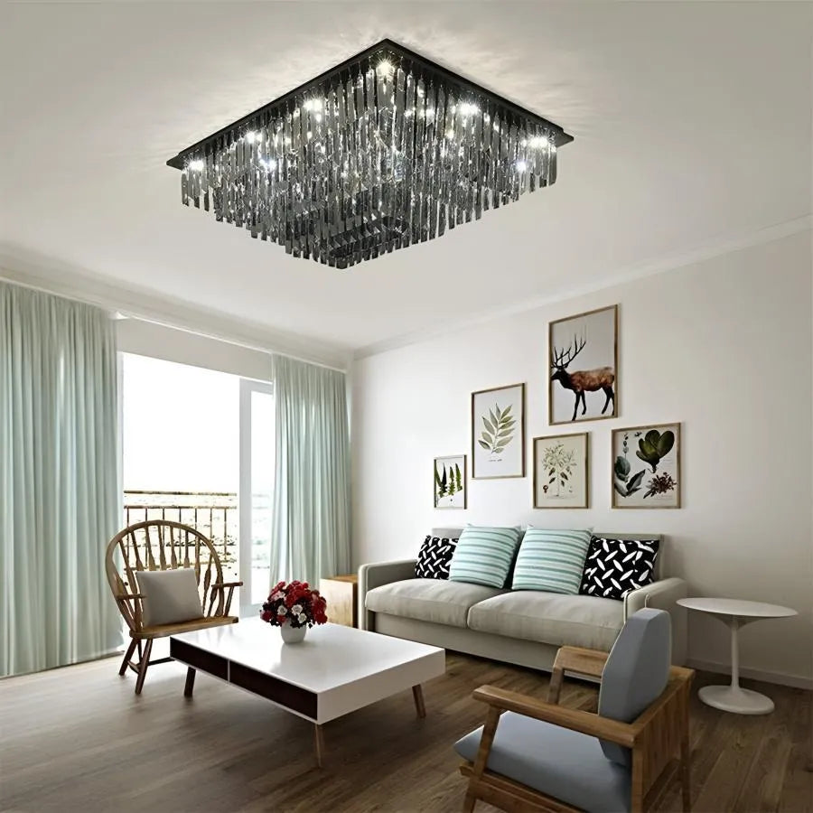 LED LED Crystal 57W, Xanthi, сребро