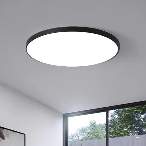 LED SOLIS 27cm 20W тавана. Черна неутрална светлина