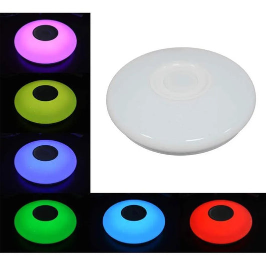 RGB LED таван с умно дистанционно с 24W бяла музика