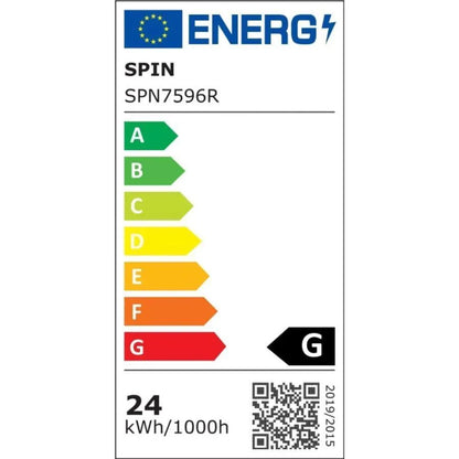 RGB LED таван с умно дистанционно с 24W бяла музика