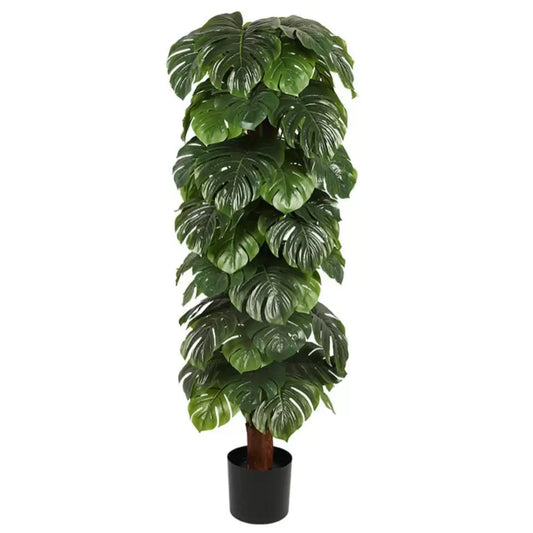 Изкуствено растение Monstera Delicious, без саксии, 140 см зелено