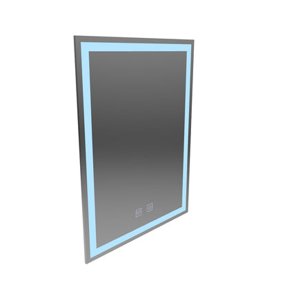 Правоъгълно LED огледало, 60x80см, NOx Touch, система за деактивиране