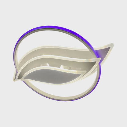 LED похот на Jarria 52W дистанционно управление, студ/горещ/неутрален/RGB светлина, бял, бял