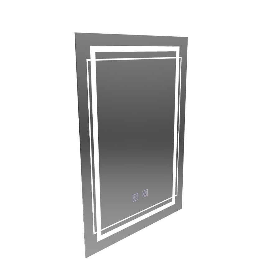Правоъгълно светодиодно огледало, 50x70см, Koven Touch, система за размразяване на размразяване