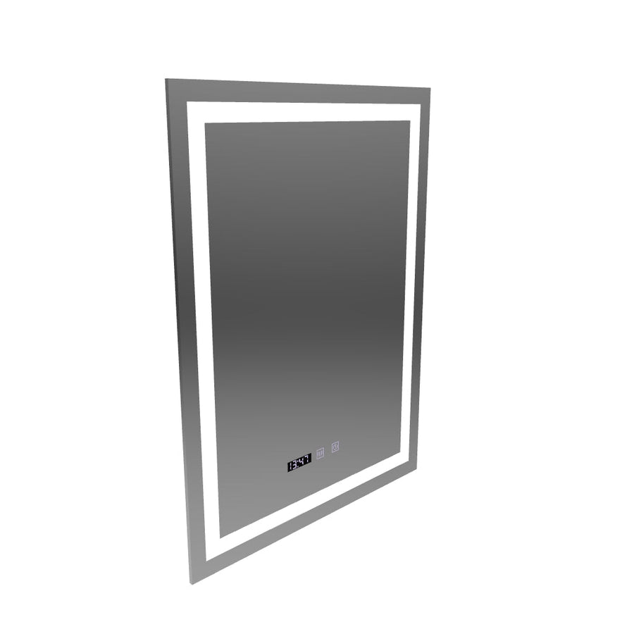 LED Touch Gustav Огледало Система, часовник и температура 60x80 cm