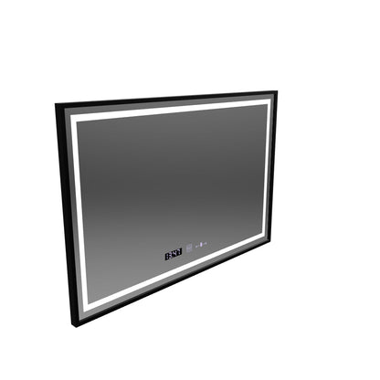 Огледало LED правоъгълна 120x80cm Raggio Motion Glow Marcello размразяване на системата за размразяване Термометър и размирен часовник