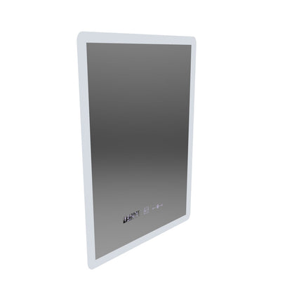 Правоъгълно светодиодно огледало, 50x70см, ZAMPA Sensor Motionglow Marcello, отдели за отделение, часовник и термометър, размирен
