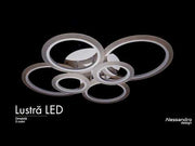 LED полилей с дистанционно управление на Бети, 82W, 6 кръга, студена/гореща/неутрална светлина, нестабилна, бяла