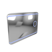 LED огледало E30S/65X45, функция за докосване и премахване на запотяването, козметична светлина, 65x45cm, студена светлина 6000K