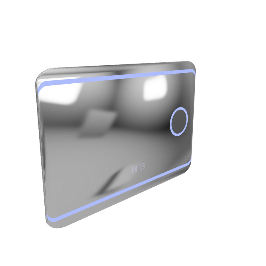 LED огледало E30S/65X45, функция за докосване и премахване на запотяването, козметична светлина, 65x45cm, студена светлина 6000K