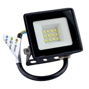 PE/DMX LED проектор, IP65, 27W, черен