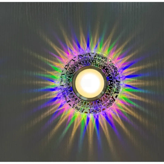 LED спот, CROMIO II, 4W, Кръгъл, RGB/Студена светлина, Прозрачен
