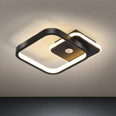 LED полилей със сензор за движение PS510BK, 16W, студена/топла/неутрална светлина 3000K/4000K/6000K, метал и акрил