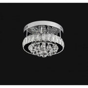 LED Abel Lust, 22W, студена/гореща/неутрална светлина, хром и кристал