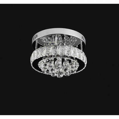 LED Abel Lust, 22W, студена/гореща/неутрална светлина, хром и кристал