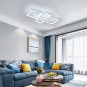 LED полилей с дистанционно управление Ella 85W, 4 квадрата, студена/гореща/неутрална светлина, нестабилна, бяла