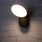Външна LED стенна лампа 10W, AX165, Топла светлина 3000K, Черна