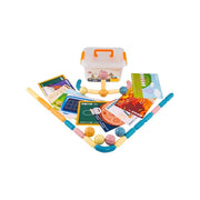 Тип на пъзела комплект с геометрични форми с магнити, 54 парчета, пластмаса и магнити