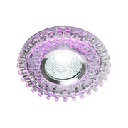 LED петно, 5W, кръгло, 6000k, лилава светлина