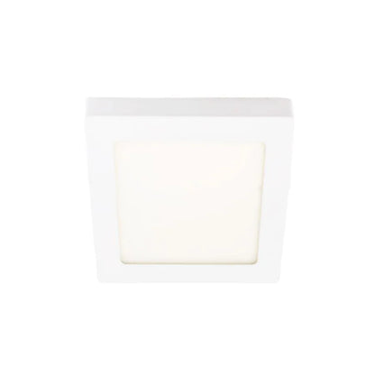 Приложено LED петно, 12W, 2700K, метал, бяло
