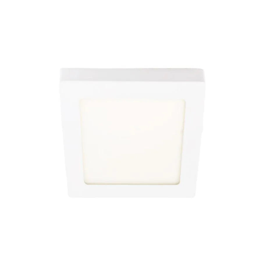 Приложено LED петно, 12W, 2700K, метал, бяло