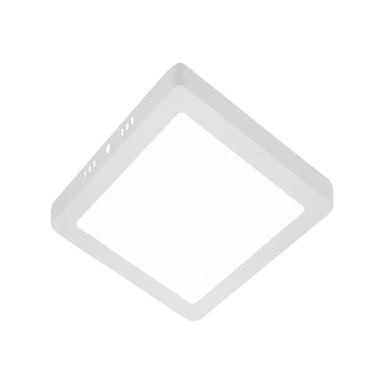 Апликиран LED спот, 12W, 6400K, метал и акрил, бял