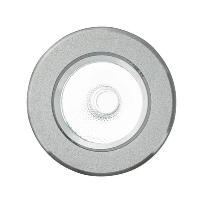 LED петно, 5W, метал, сребро