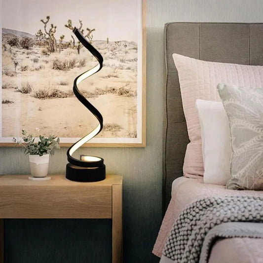 LED LED лампа 38W, силикон и метал, черно