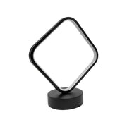 LED LED лампа, 26W, 3000k/4000k/6000K, метал и акрил, черно